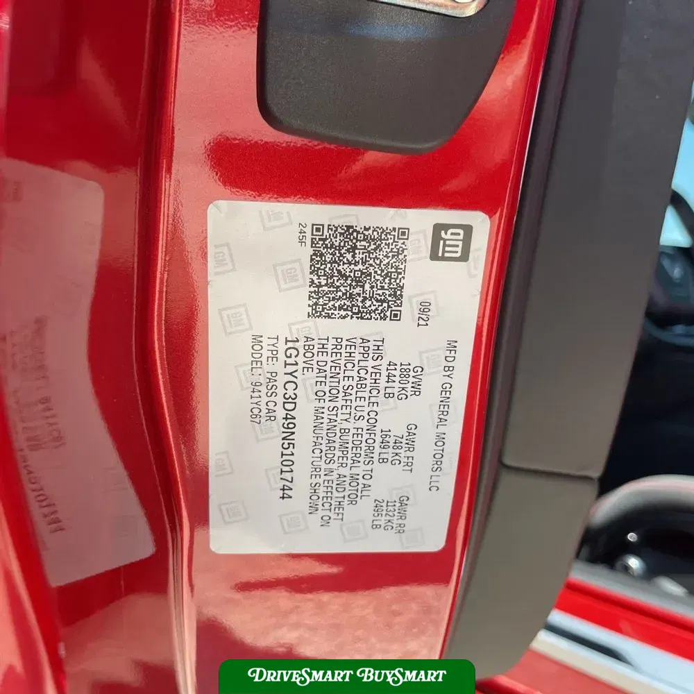 2022 Chevrolet Corvette Stingray