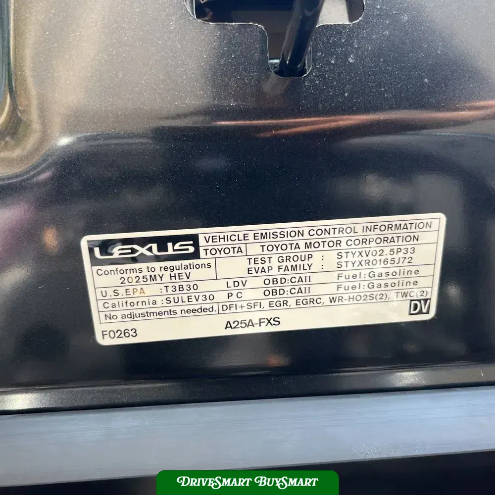 2025 Lexus ES 300h Base