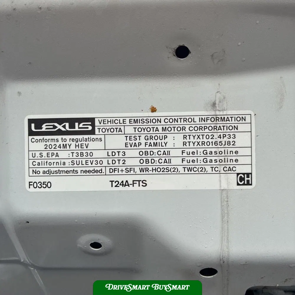 2024 Lexus TX 500h F SPORT Performance Luxury