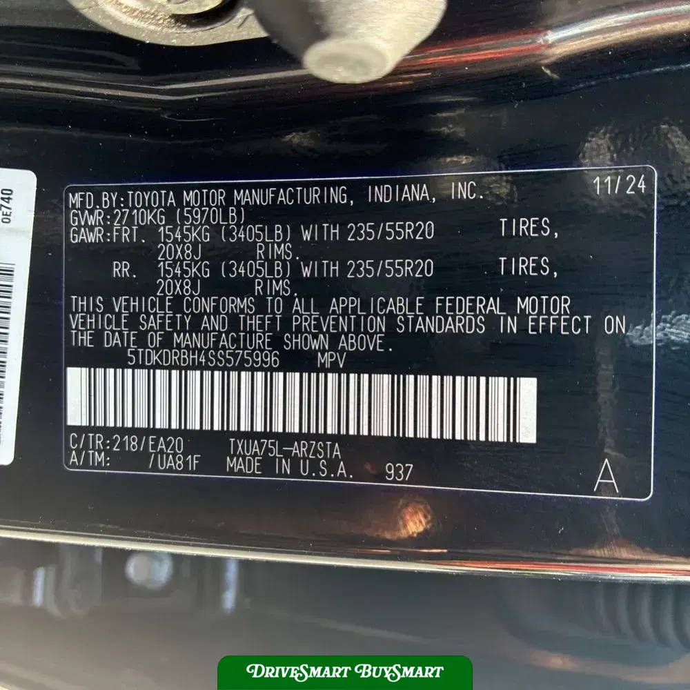 2025 Toyota Highlander XSE