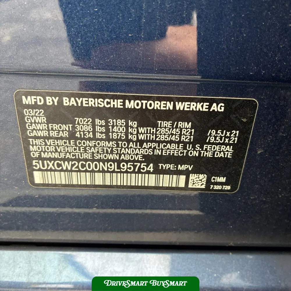 2022 BMW X7 XDrive40i