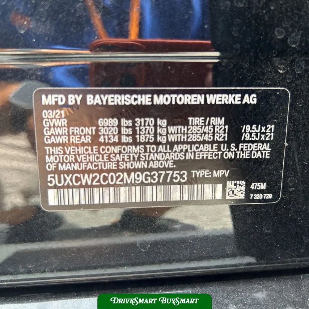 2021 BMW X7 XDrive40i