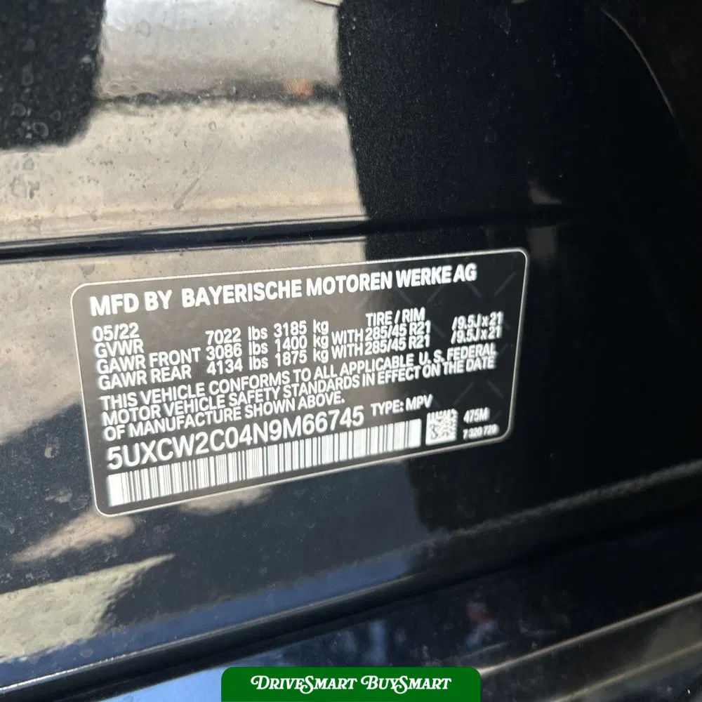 2022 BMW X7 XDrive40i