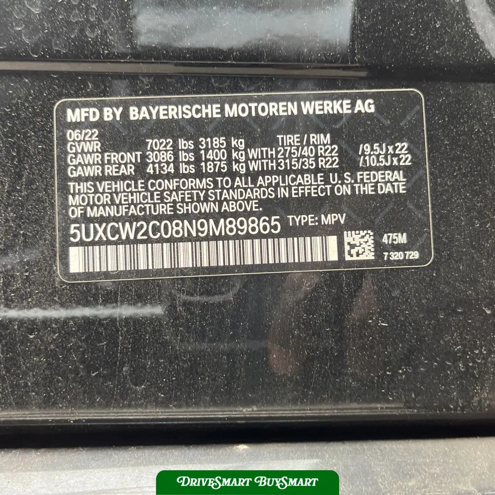 2022 BMW X7 XDrive40i
