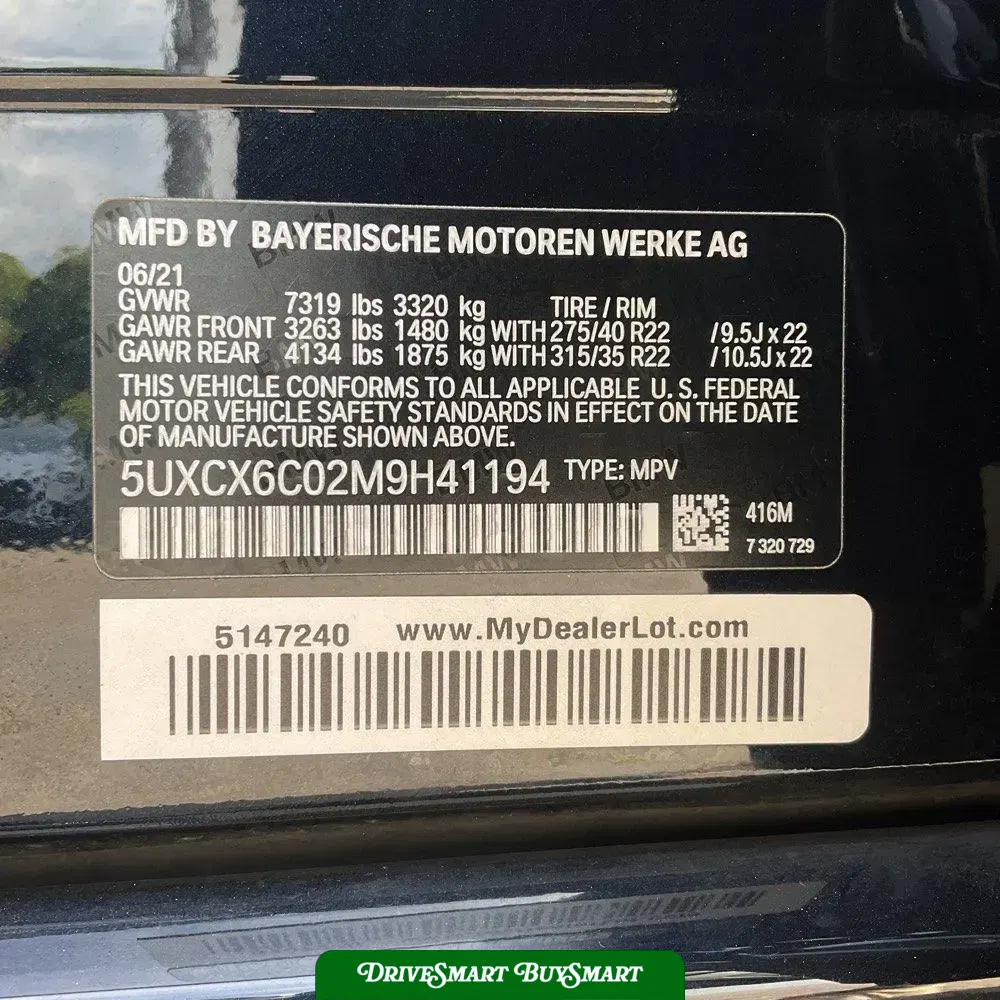 2021 BMW X7 M50i