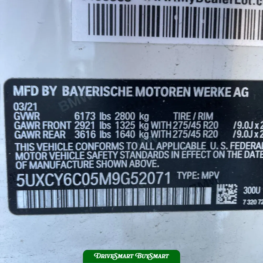2021 BMW X6 XDrive40i