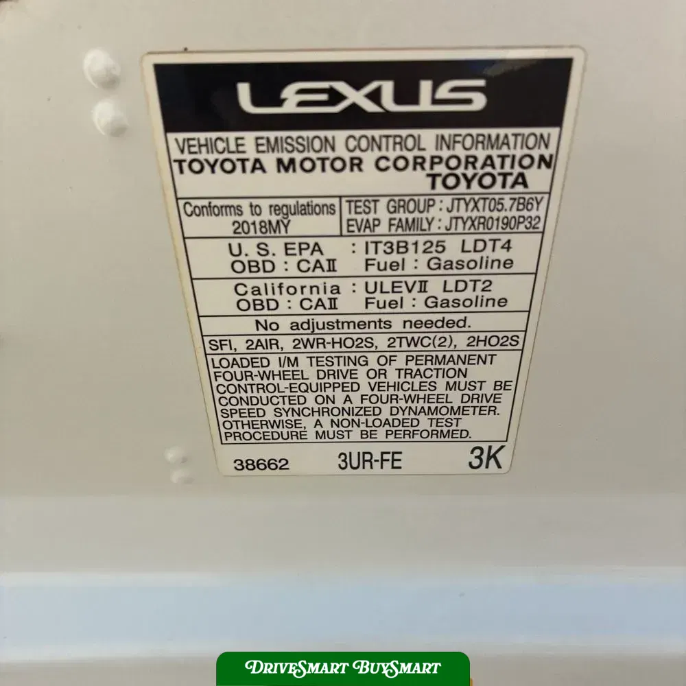 2018 Lexus LX 570 Three-Row