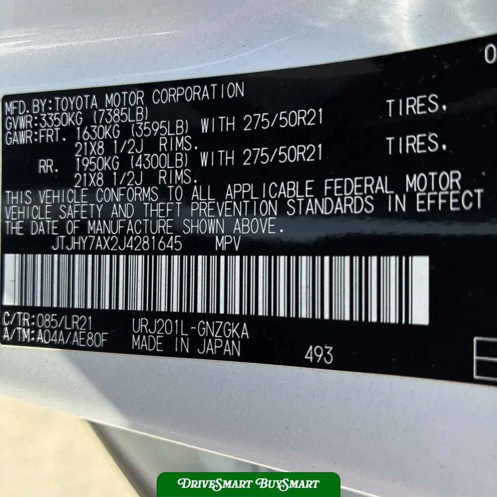 2018 Lexus LX 570 Three-Row