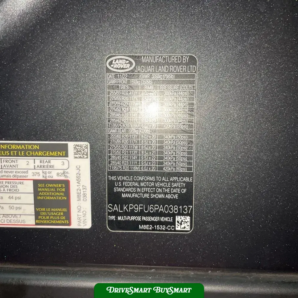 2023 Land Rover Range Rover SE