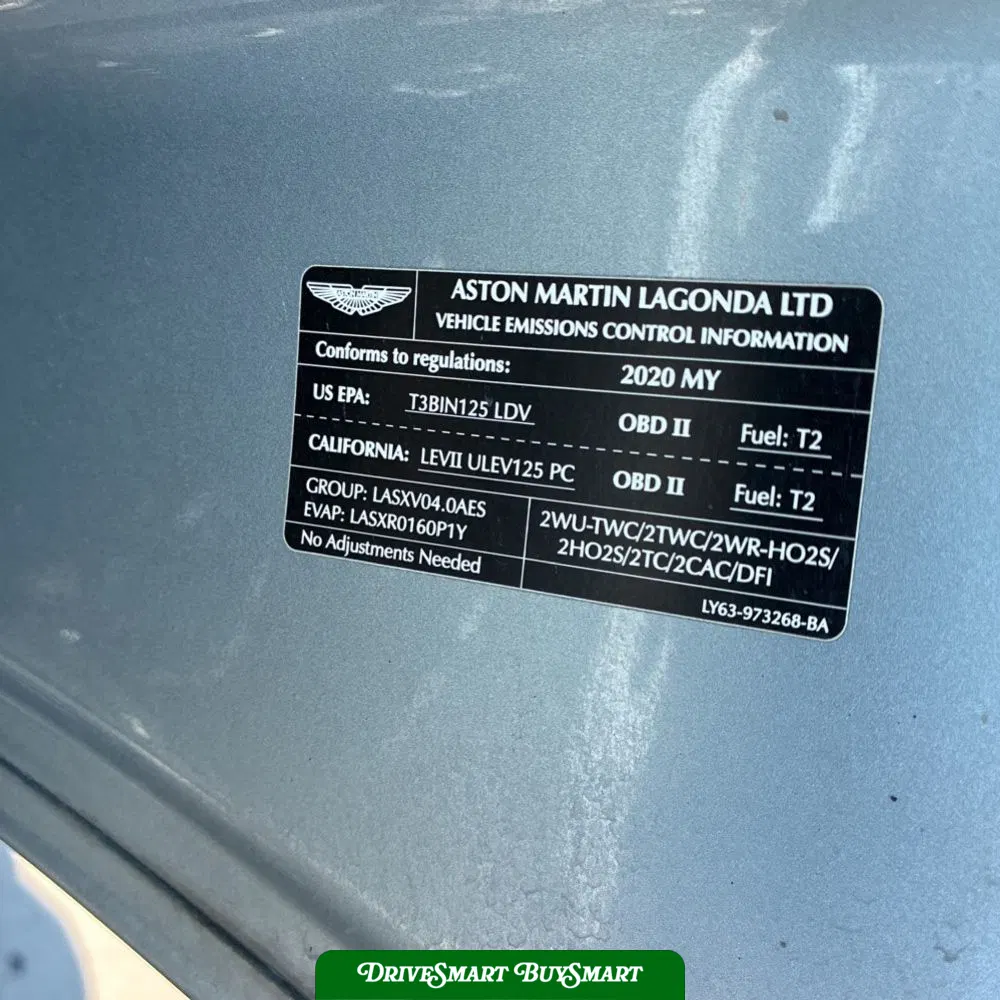 2020 Aston Martin Vantage Base