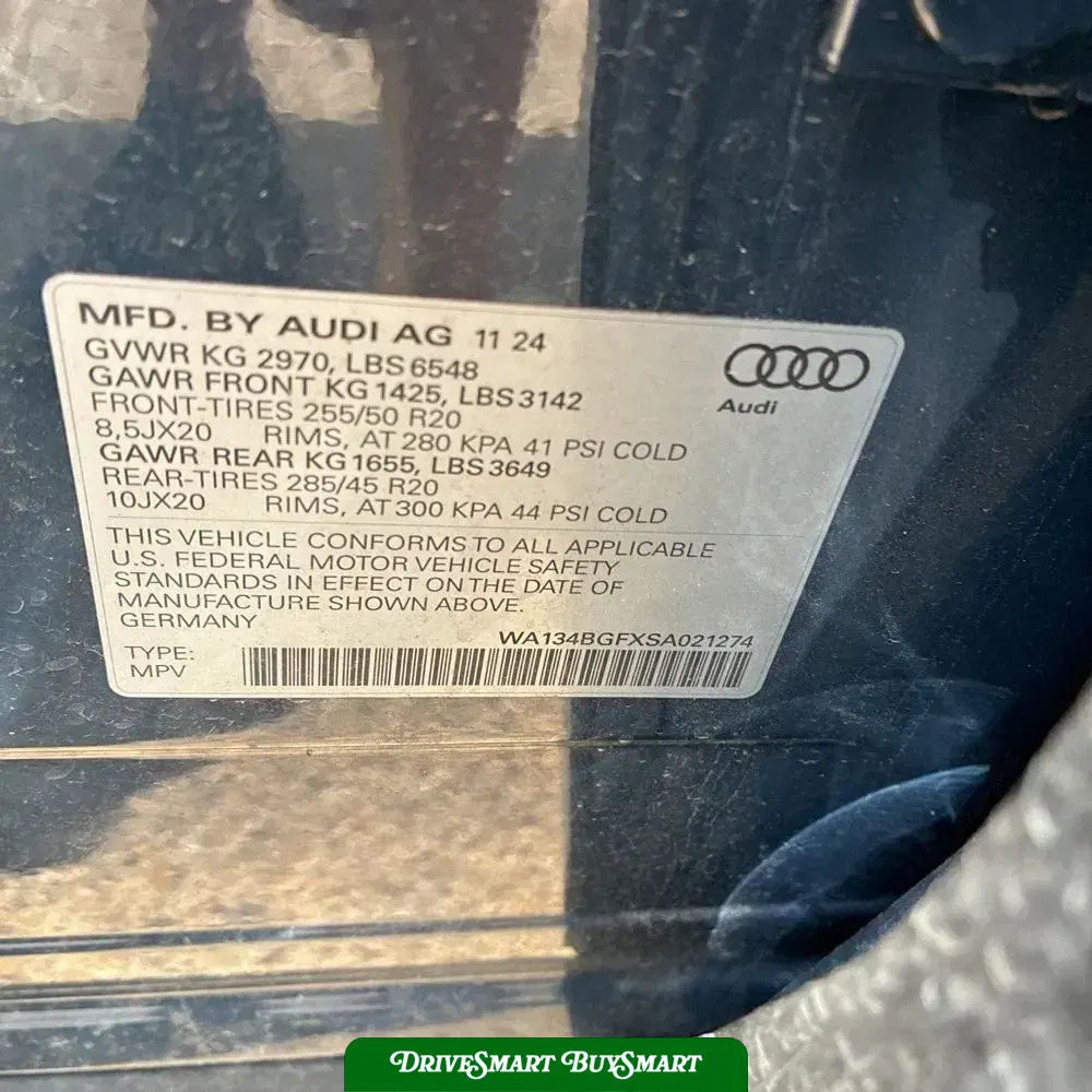 2025 Audi Q6 e-tron Prestige