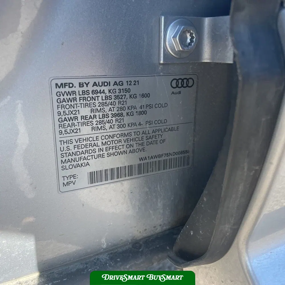 2022 Audi SQ7 Premium Plus
