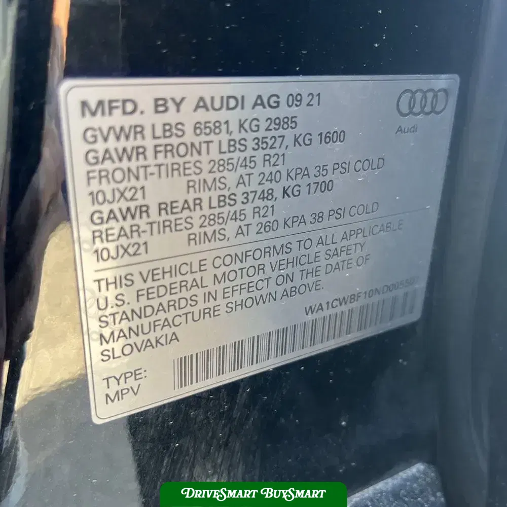 2022 Audi SQ8 Prestige
