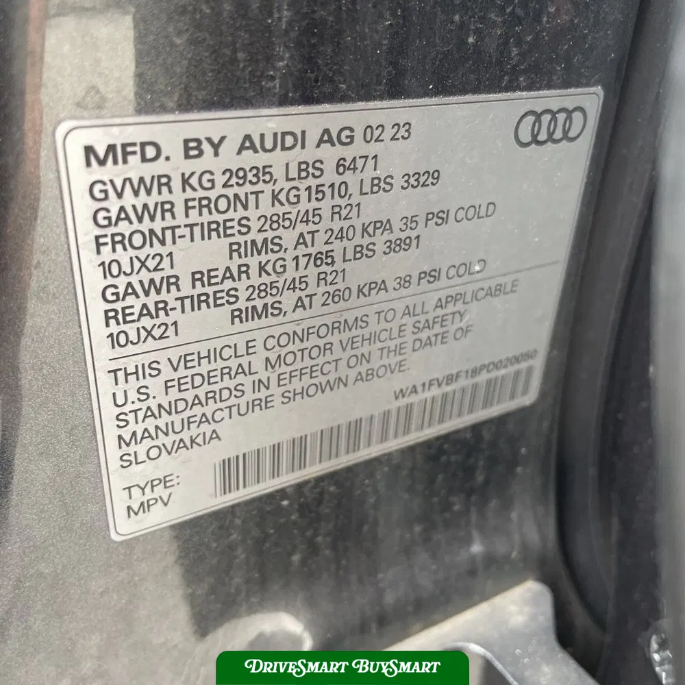 2023 Audi Q8 Prestige 55 TFSI