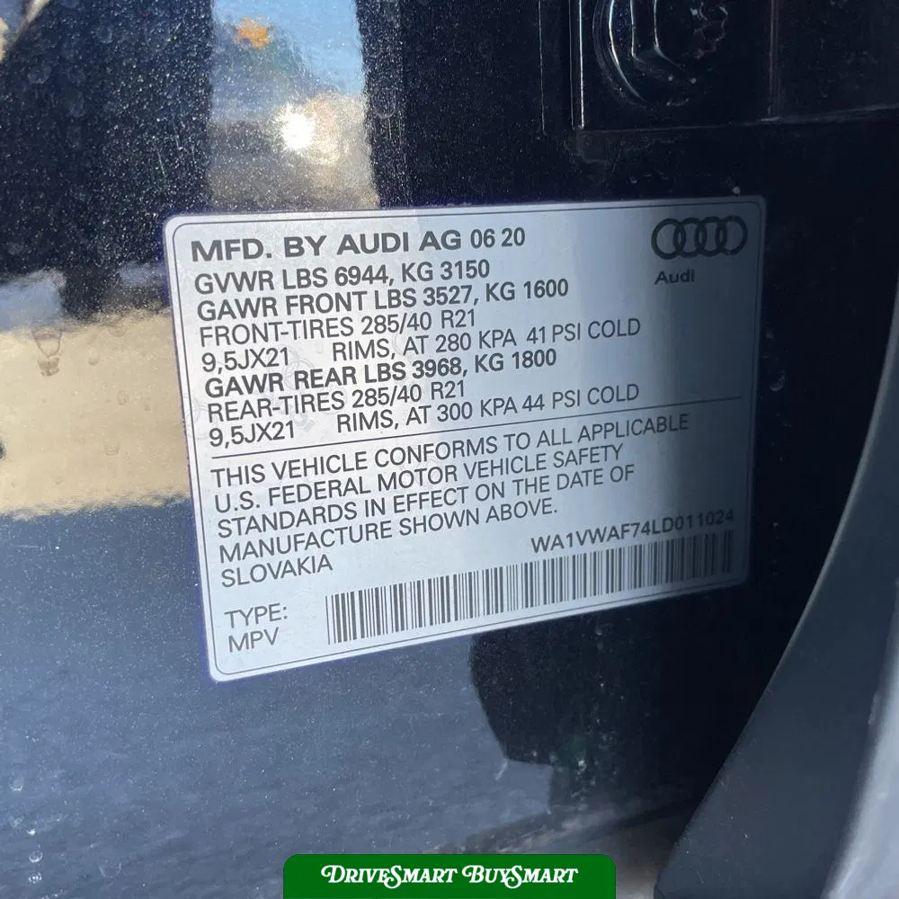 2020 Audi SQ7 Prestige