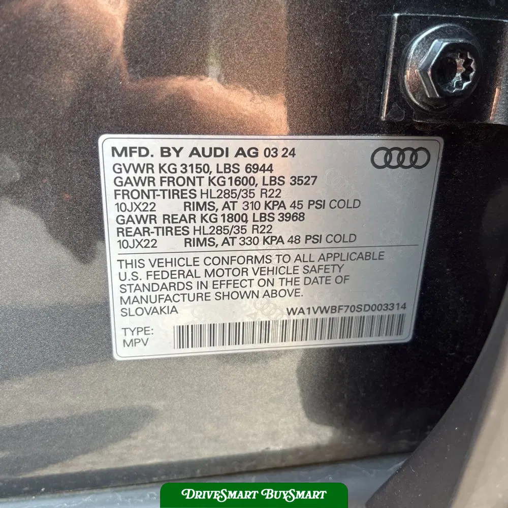 2025 Audi SQ7 Prestige