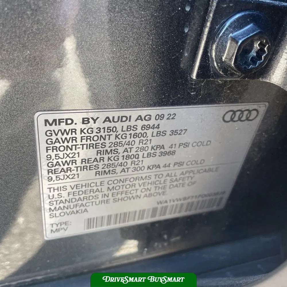 2023 Audi SQ7 Prestige