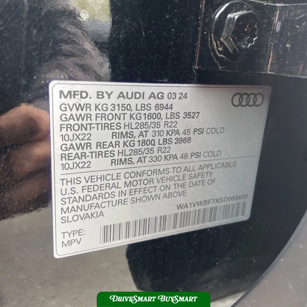 2025 Audi SQ7 Prestige