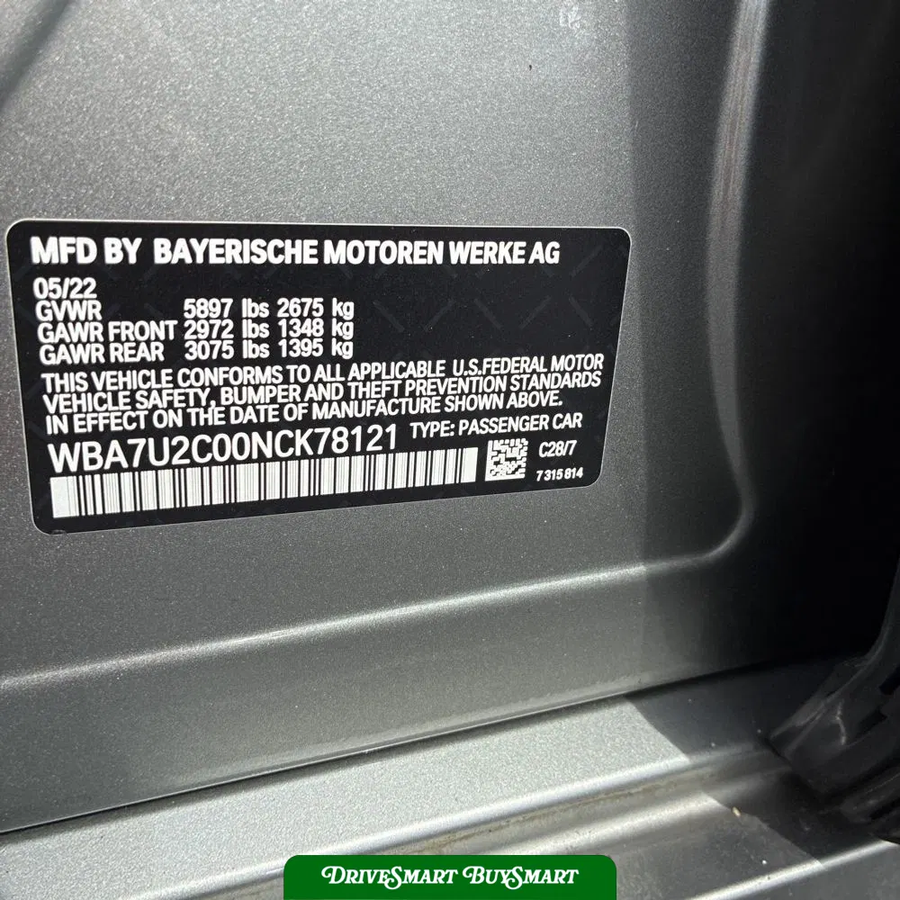2022 BMW 7-Series 750xi