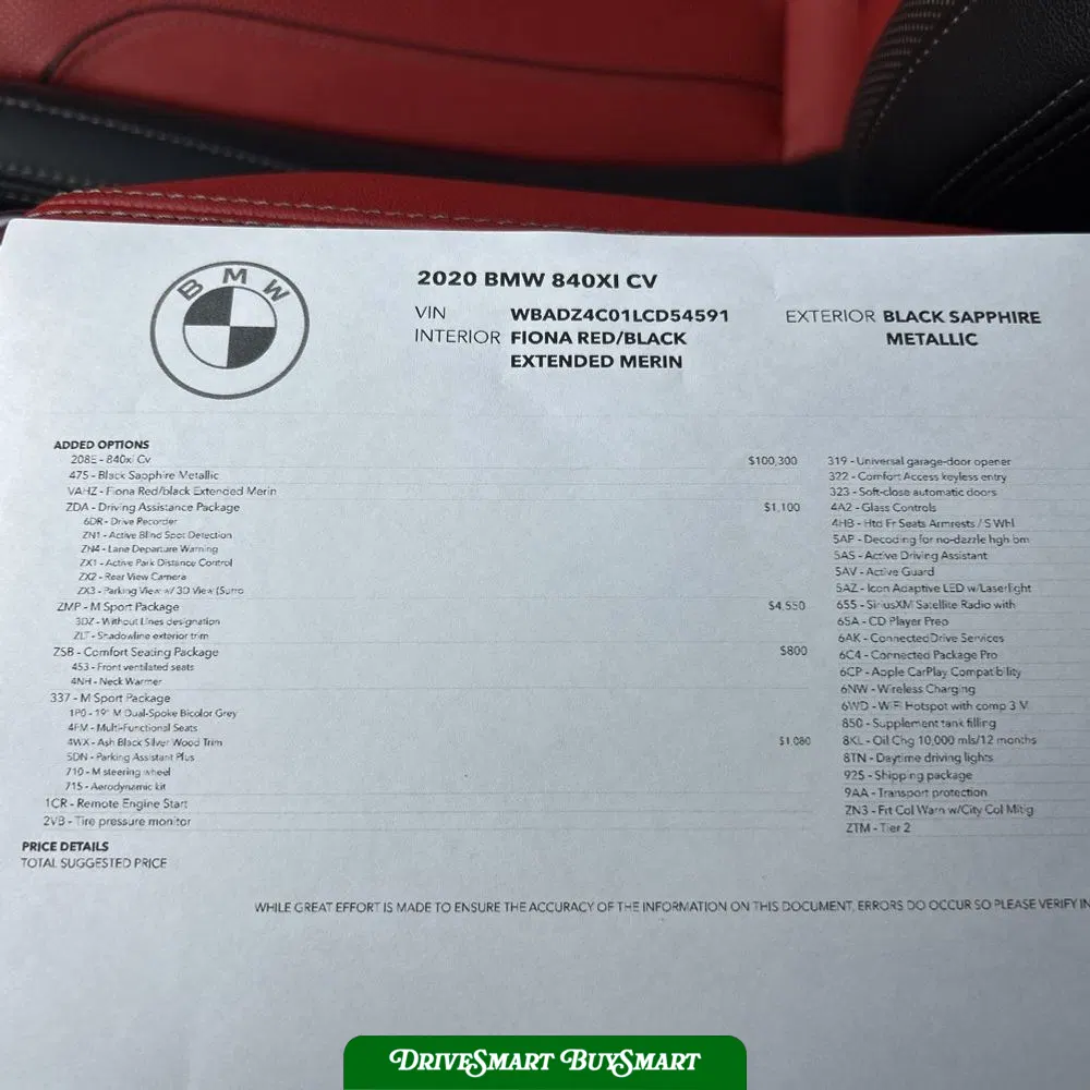 2020 BMW 8-Series 840xi