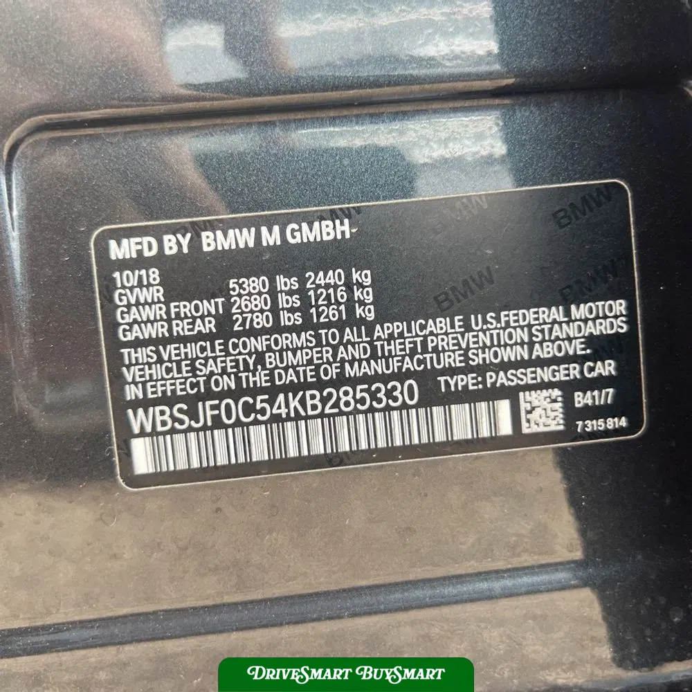 2019 BMW M5 Competition