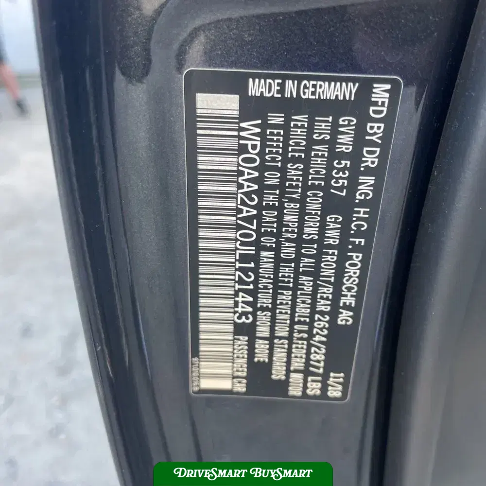 2018 Porsche Panamera 4