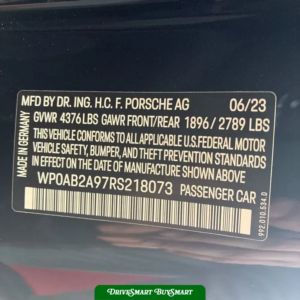 2024 Porsche 911 Carrera S