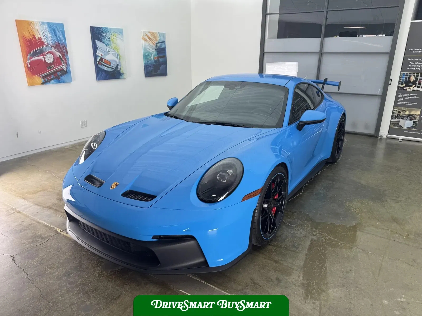 Mexico Blue 2022 Porsche 911 GT3