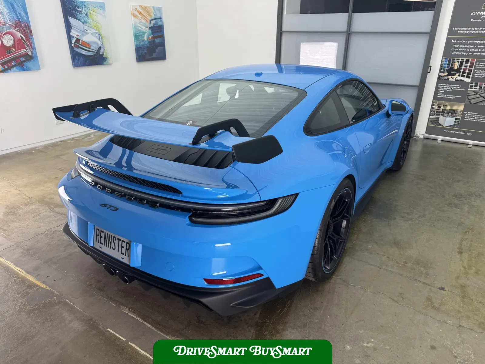 Mexico Blue 2022 Porsche 911 GT3