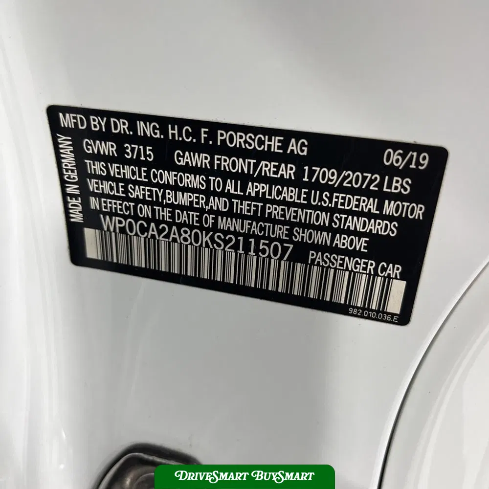 2019 Porsche 718 Boxster Base