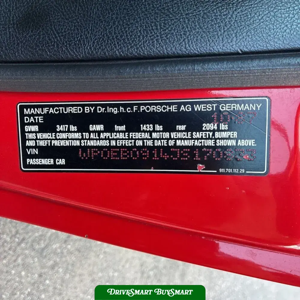 1988 Porsche 911 Carrera