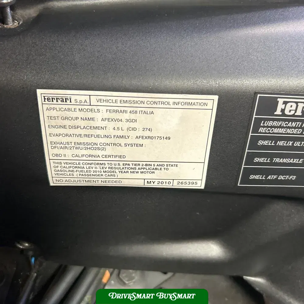 2010 Ferrari 458 Italia Base