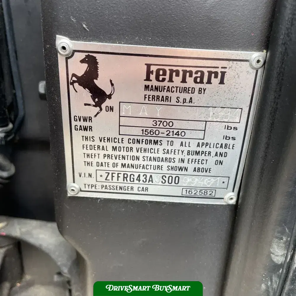 1995 Ferrari  Spyder  NA