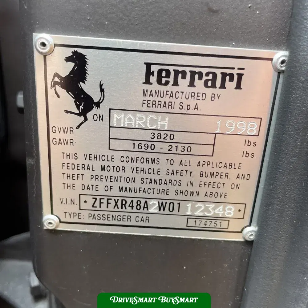 1998 Ferrari F355 F355 spider