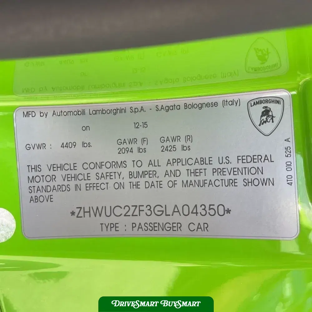 2016 Lamborghini Huracan LP 580-2